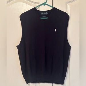Navy blue sweater vest by Polo Golf